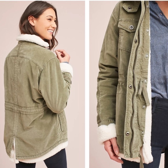 Marrakech Hamilton Faux Fur Lined Anorak XS - Picture 2 of 11